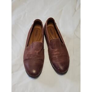 Rockport Cobb Hill Shoes Womens 9 Crosbie Slip On Loafer CI6210 Burgundy